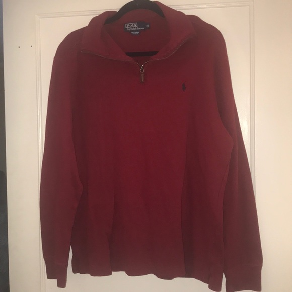 ❤️SOLD FINAL SALE Ralph Lauren polo 1/4 zip sweatshirt - Picture 1 of 4